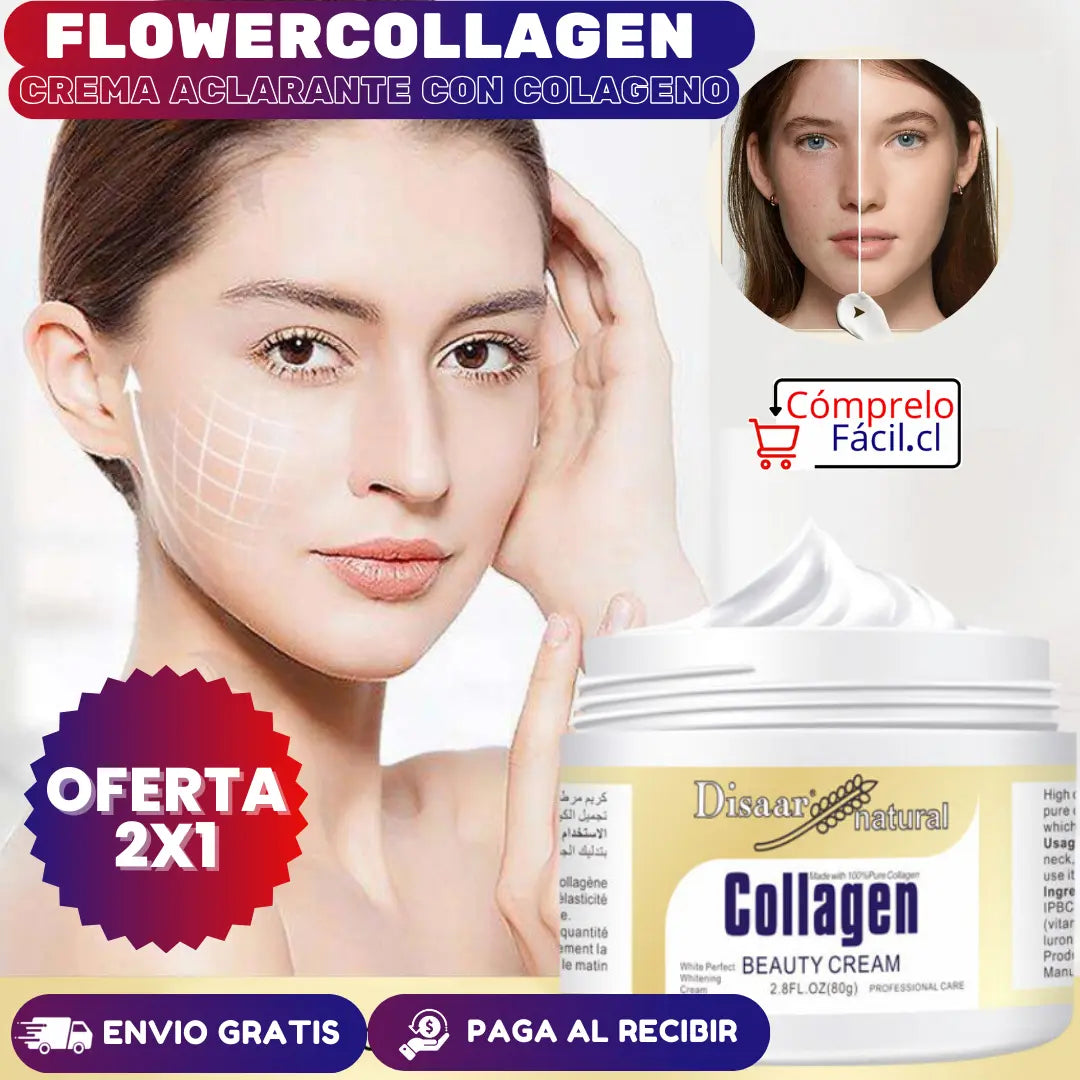 Crema Facial Colágeno Blanqueadora