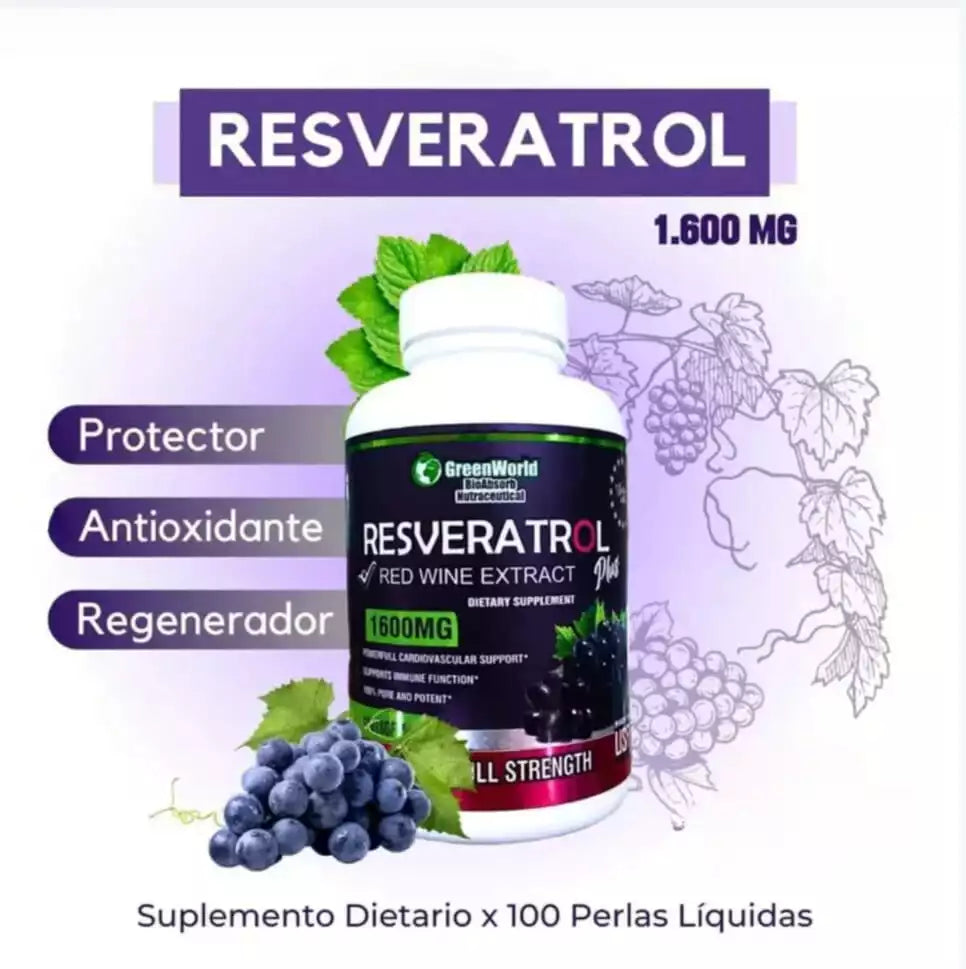 RESVERATROL 100 CÁPSULAS